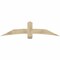 Ekena Millwork Bellingham Rough Sawn Timber Gable Bracket, Douglas Fir, 72"W x 18"H x 2"D x 6"F, 6/12 Pitch GBW072X18X0206BEL00RDF - alternate 1